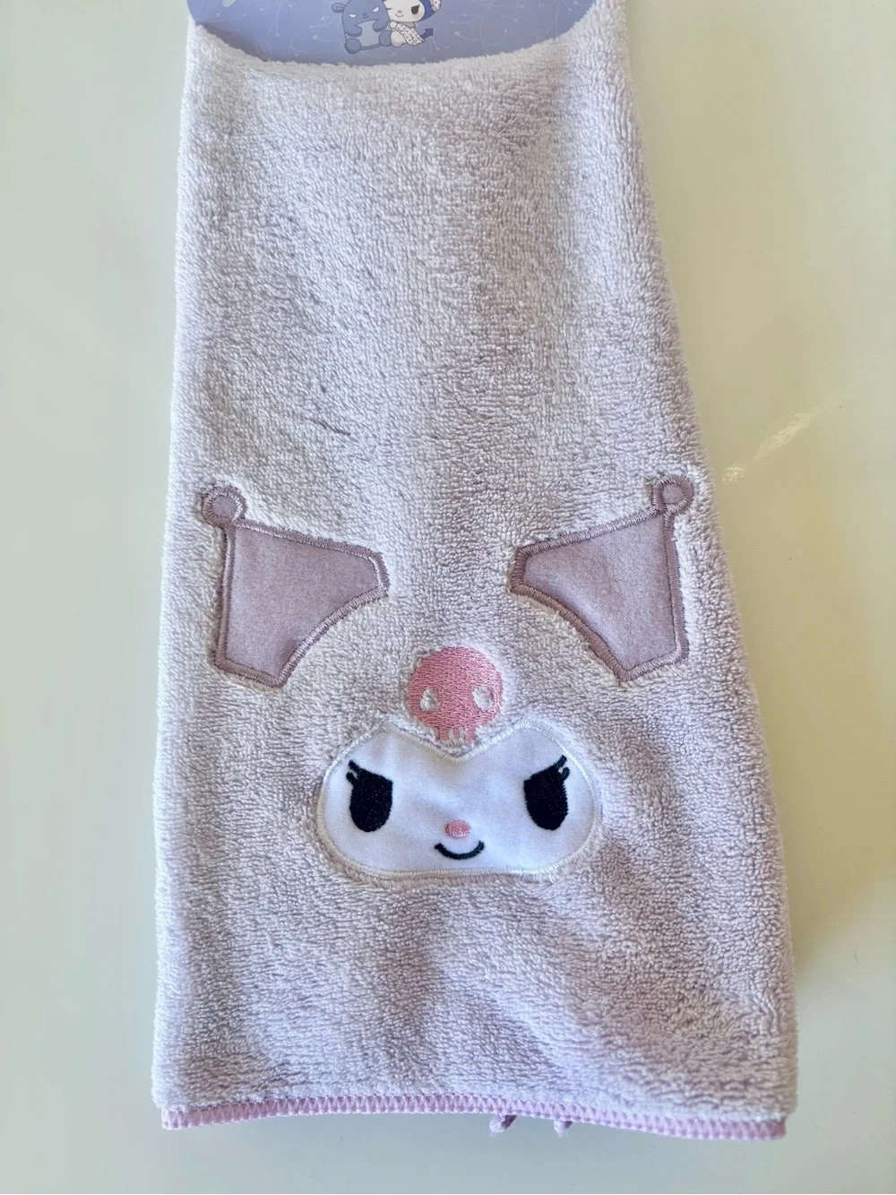 Kuromi Face Purple Soft Microfiber Multi Use Towel Face Towel Kitchen Towel NWT